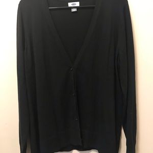 Black cardigan